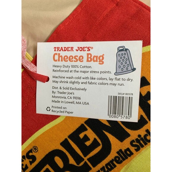 Trader Joe’s Cheese Tote Bag - Picture 4 of 5